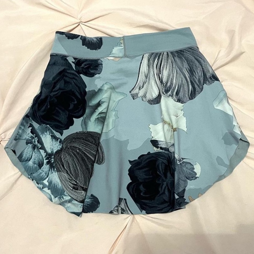 Capezio Pull on Skirt: Light Blue Floral